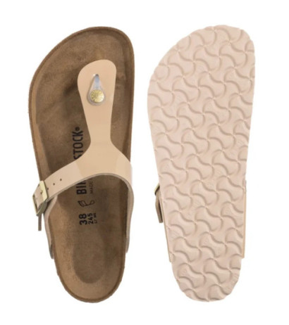 Birkenstock Gizeh Patent Patent Sand 1013075 (BK51-f) apavi