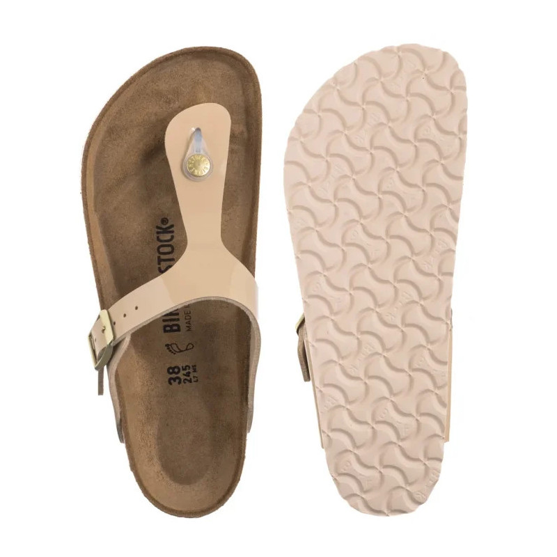 Birkenstock Gizeh Patent Patent Sand 1013075 (BK51-f) flip flops