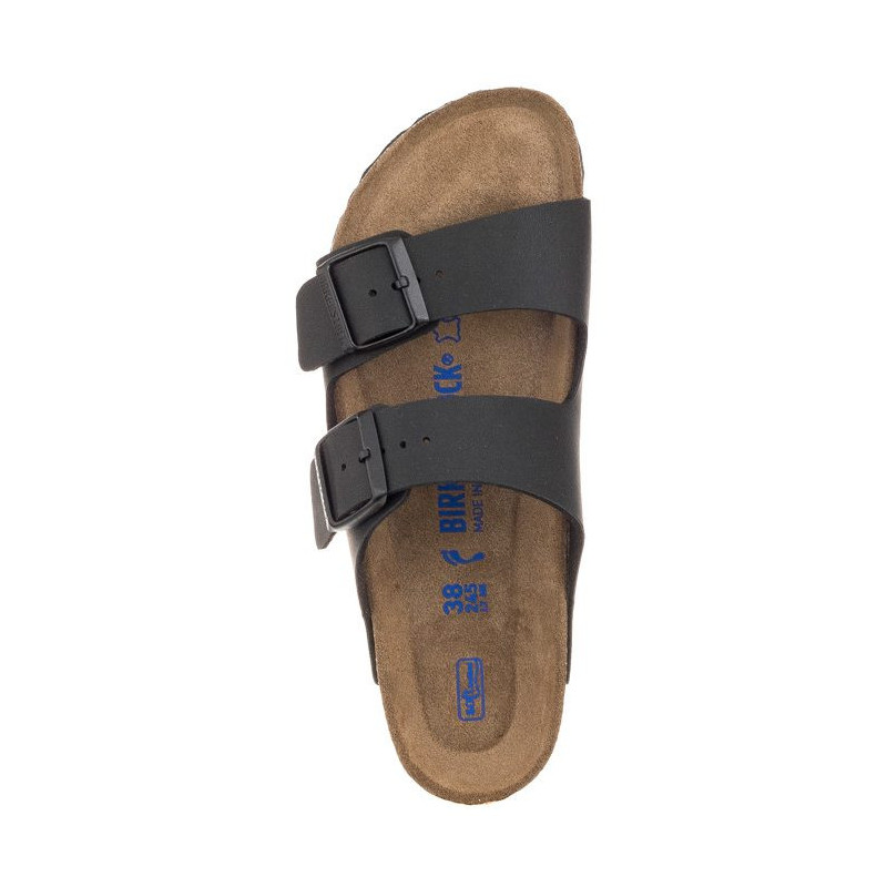 Birkenstock Arizona Soft Footbed Black 0551253 (BK61-a) Moteriški batai/šlepetės