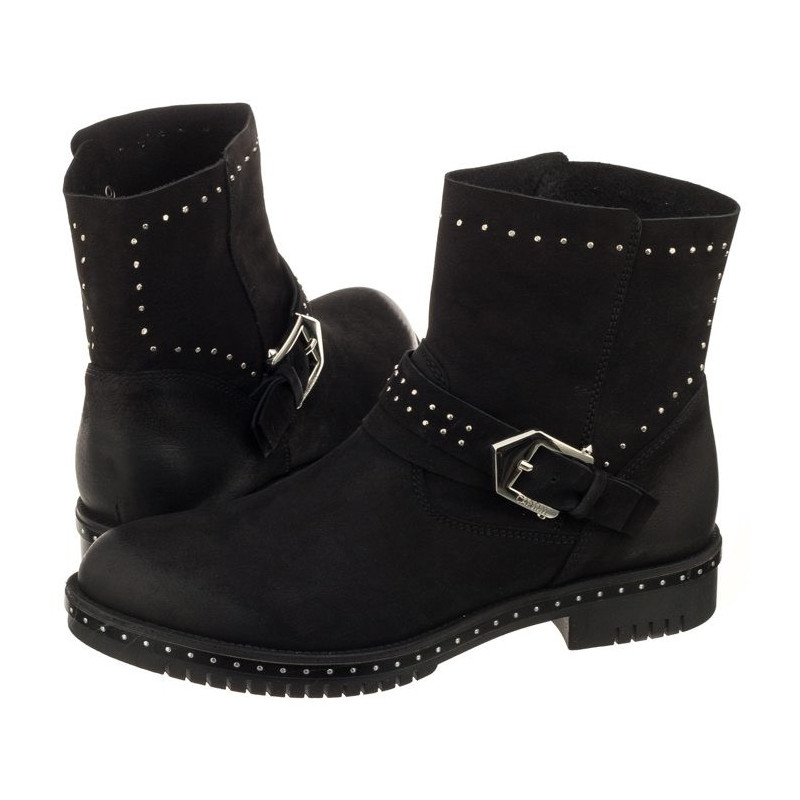 Carinii Czarne B4202 (CI268-a) shoes