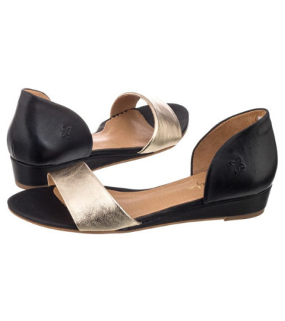 Maciejka Czarne/Złote 01971-46/00-5 (MA346-b) sandales