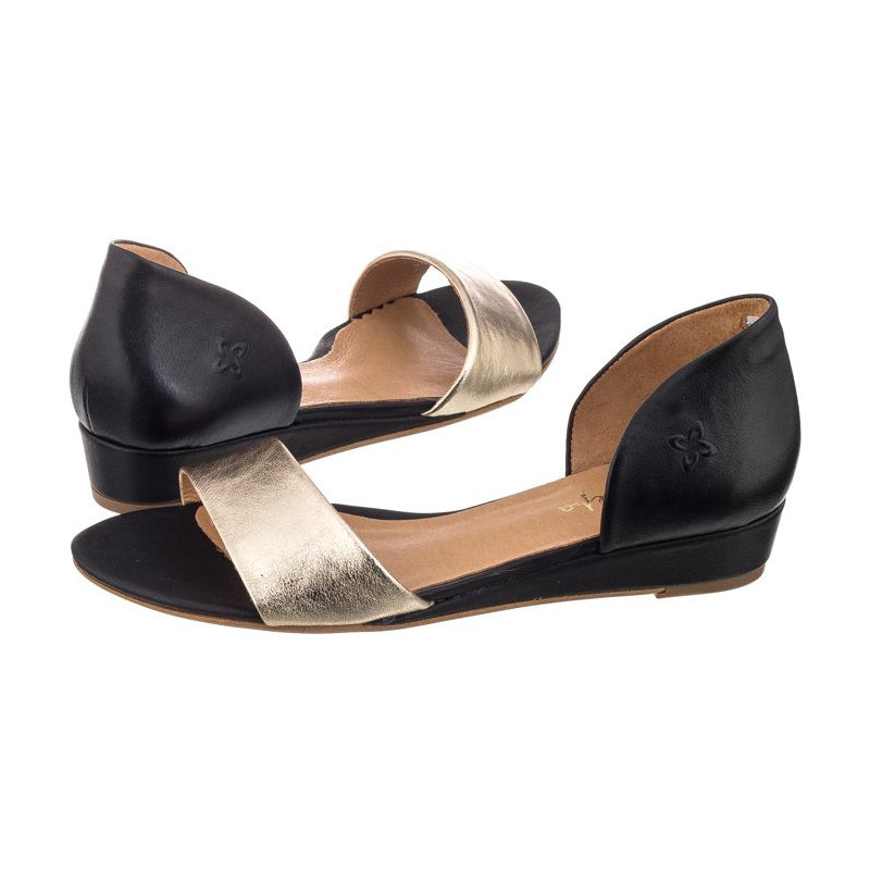 Maciejka Czarne/Złote 01971-46/00-5 (MA346-b) sandalai