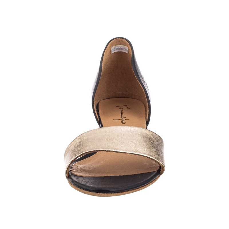 Maciejka Czarne/Złote 01971-46/00-5 (MA346-b) sandales