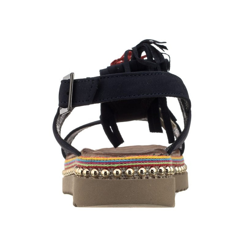 Carinii Granatowe B4425 (CI302-b) sandales