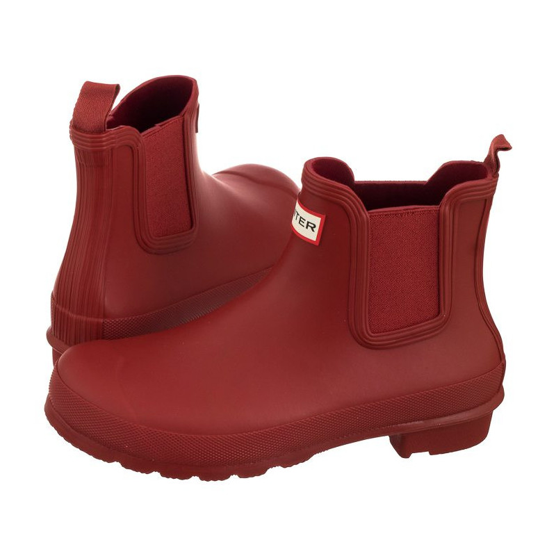 Hunter Womens Original Chelsea Military Red WFS2006RMA (HU27-e) kurpes