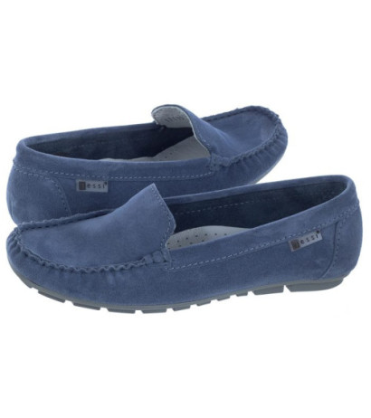 Nessi Niebieskie Zamszowe 17130 194 (NE55-o) kingad