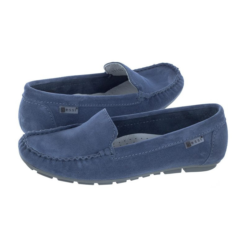 Nessi Niebieskie Zamszowe 17130 194 (NE55-o) kingad