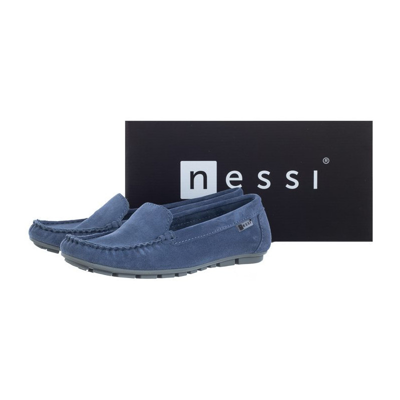 Nessi Niebieskie Zamszowe 17130 194 (NE55-o) kurpes