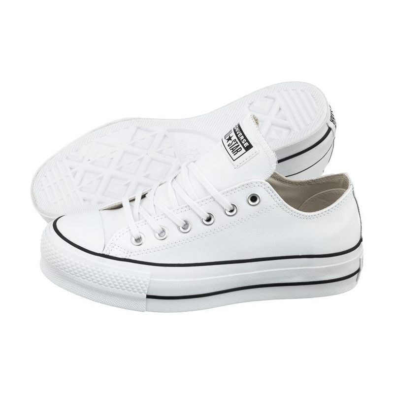 Converse CT All Star Lift Clean OX White/Black 561680C (CO355-a) apavi