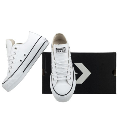 Converse CT All Star Lift Clean OX White/Black 561680C (CO355-a) apavi