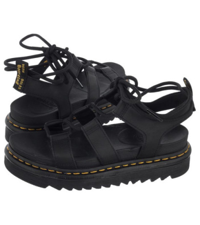 Dr. Martens Nartilla Black Hydro Leather 24641001 (DR22-a) sandals