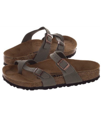 Birkenstock Mayari Nubuck Stone 71071 (BK83-a) šlepetės