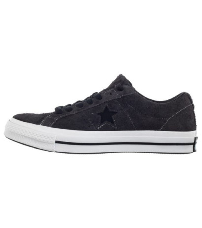 Converse One Star OX Almost Black/White 163247C (CO376-a) spordijalatsid