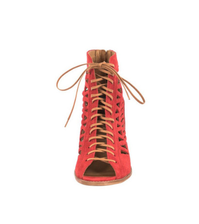 Maciejka Czerwone 04040-08/00-5 (MA469-c) kurpes