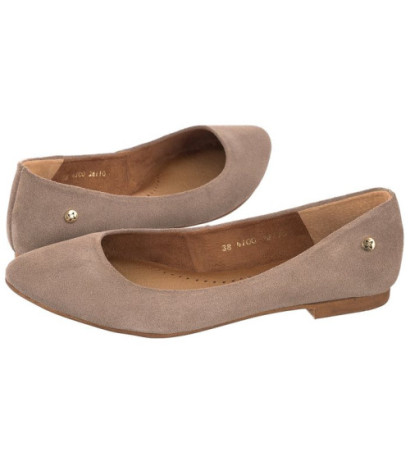 Maciejka Beżowe 04100-42/00-8 (MA458-g) ballerinas