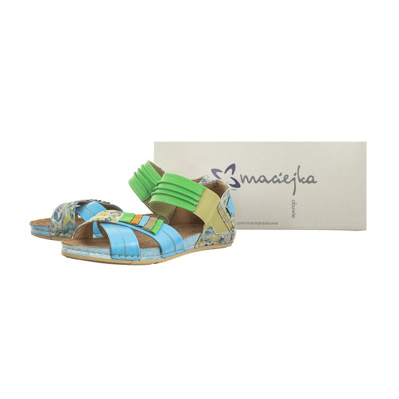 Maciejka Niebieskie 03375-34/00-5 (MA351-h) sandals