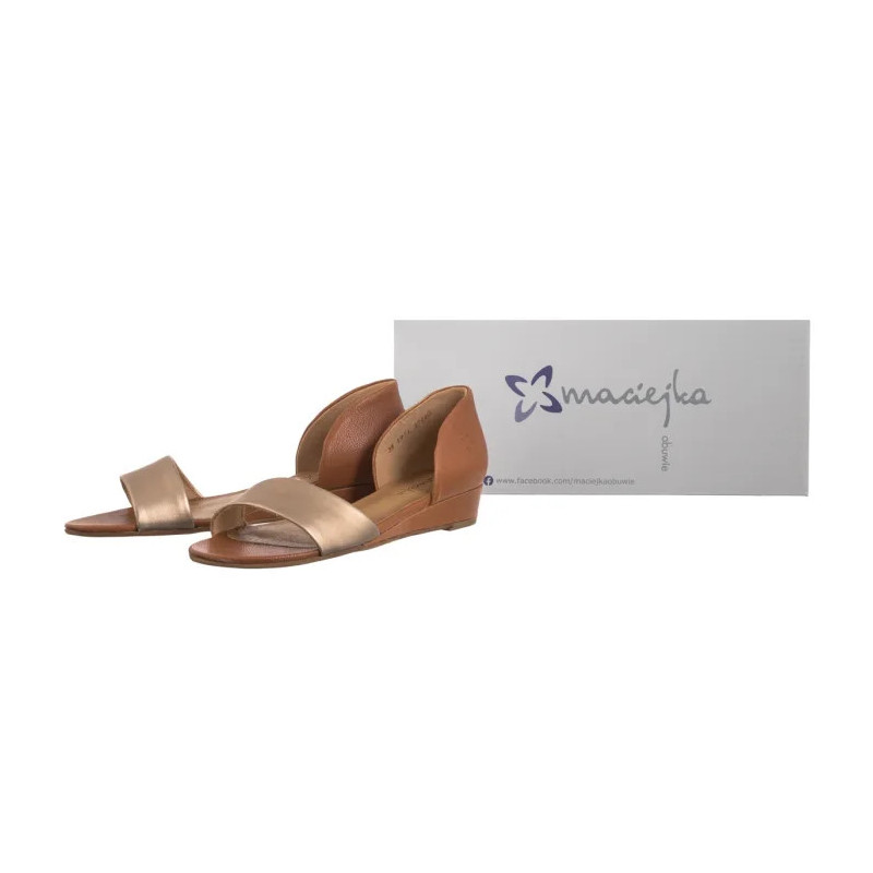 Maciejka Rude+Złote 01971-68/00-5 (MA346-g) sandales