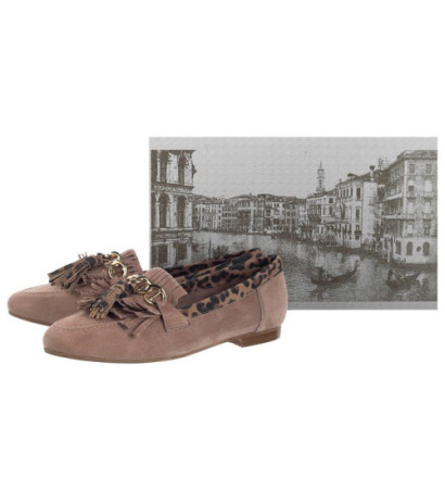 Venezia Brązowe 27982LML Camel (VE278-a) kurpes