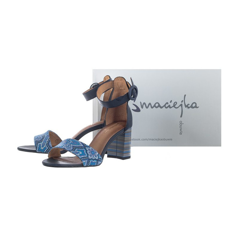 Maciejka Granatowe 04235-17/00-5 (MA494-b) kurpes