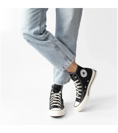 Converse Chuck 70 Hi Black/Egret 162050C (CO394-a) apavi