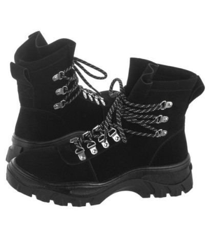 Sergio Leone Czarne Nubuk TR729 (SL315-a) shoes