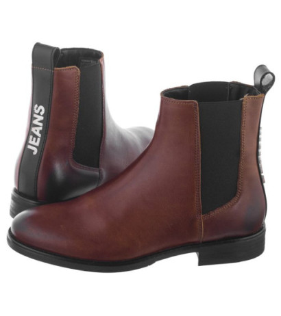 Tommy Hilfiger  Pin Logo Chelsea Boot EN0EN00606 GVI Winter Cognac (TH75-a) kurpes