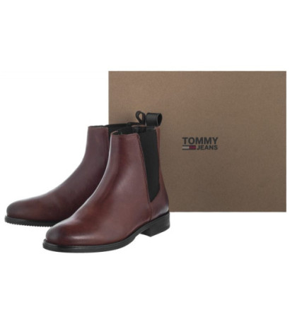 Tommy Hilfiger  Pin Logo Chelsea Boot EN0EN00606 GVI Winter Cognac (TH75-a) shoes
