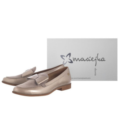 Maciejka Beżowe/Złote 04099-25/00-1 (MA545-a) batai