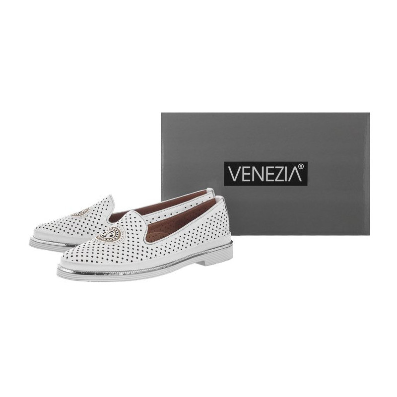 Venezia Białe 0885502 White (VE392-a) kurpes