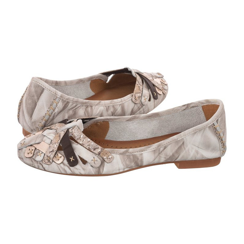 Maciejka Beżowe 01358-44/00-0 (MA563-g) balerīnas