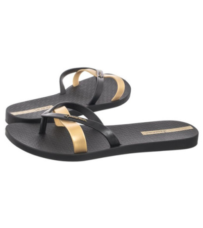 Ipanema Kirei Fem 81805/AT156 Black/Gold (IP16-d) flip flops