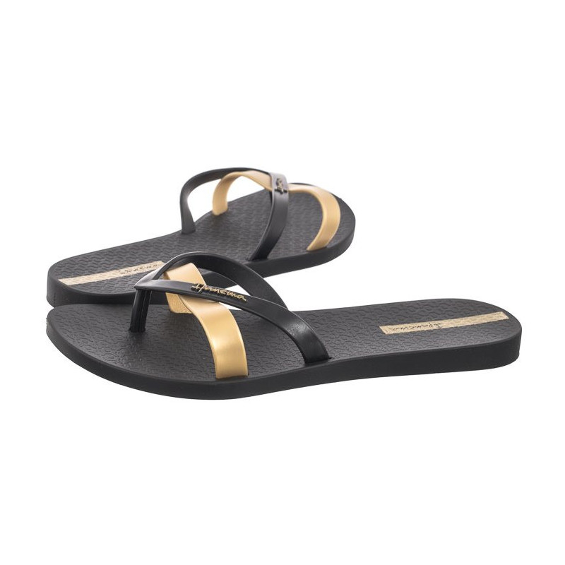 Ipanema Kirei Fem 81805/AT156 Black/Gold (IP16-d) šlepetės