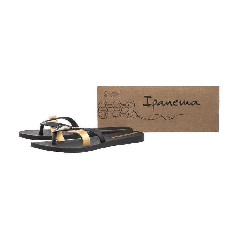 Ipanema Kirei Fem 81805/AT156 Black/Gold (IP16-d) šlepetės