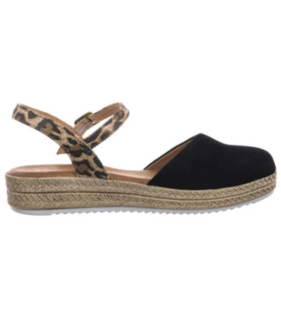 Maciejka Czarne w Panterkę 03065-20/00-5 (MA472-g) sandals