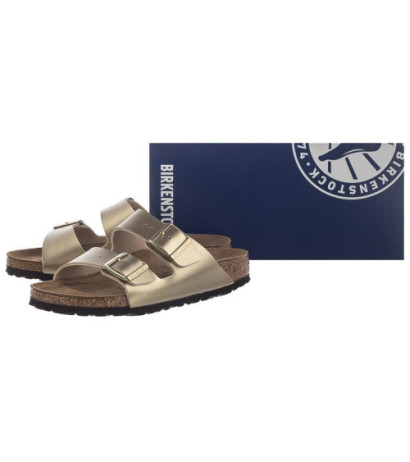 Birkenstock Arizona BF Gold 1016111 (BK115-a) Sieviešu apavi/Flip Flops