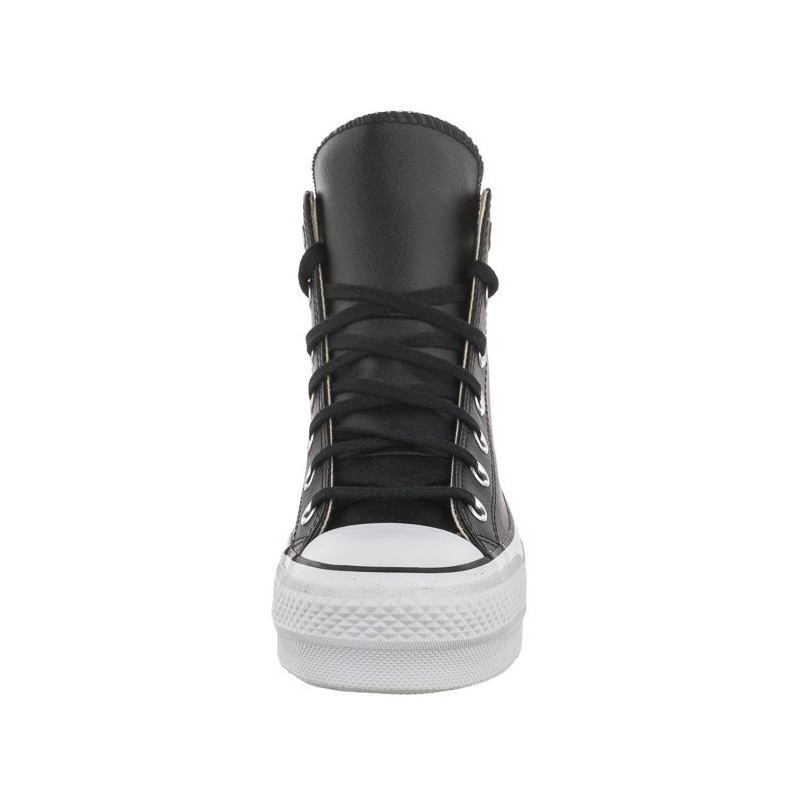 Converse CT All Star Lift Clean Hi Black/Black/White 561675C (CO446-a) apavi