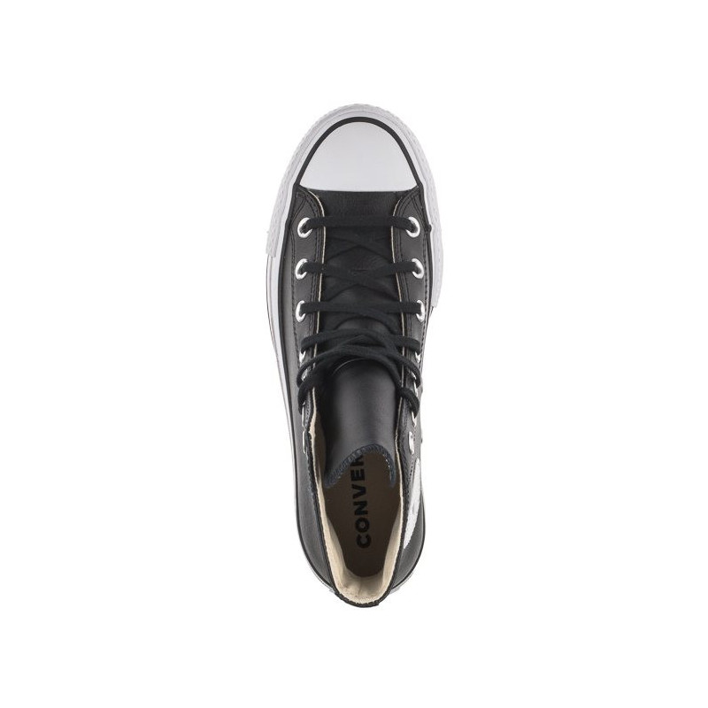 Converse CT All Star Lift Clean Hi Black/Black/White 561675C (CO446-a) apavi