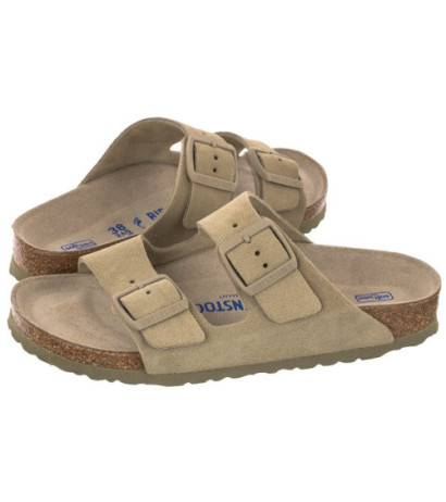 Birkenstock Arizona SF Faded Khaki 1019088 (BK121-b) Women's Shoes/Flip Flops