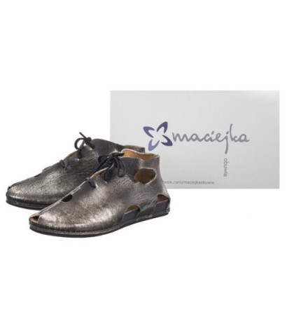 Maciejka Szare/Czarne 03426-03/00-0 (MA609-c) shoes