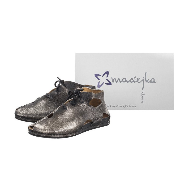 Maciejka Szare/Czarne 03426-03/00-0 (MA609-c) shoes