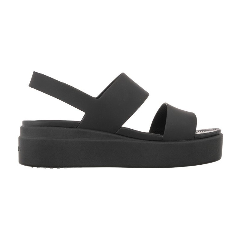 Crocs Brooklyn Low Wedge W Black 206453-060 (CR199-d) kurpes