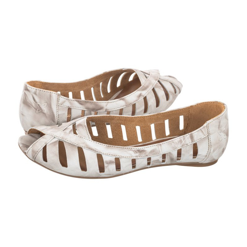 Maciejka Beżowe/Szare 04506-04/00-5 (MA575-f) balerīnas