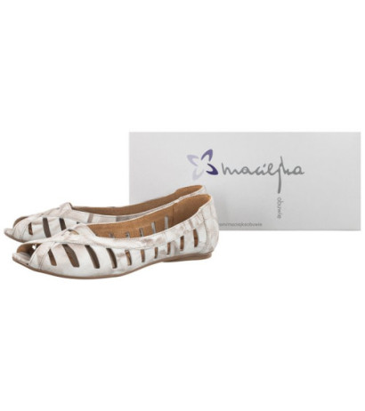 Maciejka Beżowe/Szare 04506-04/00-5 (MA575-f) ballerinas