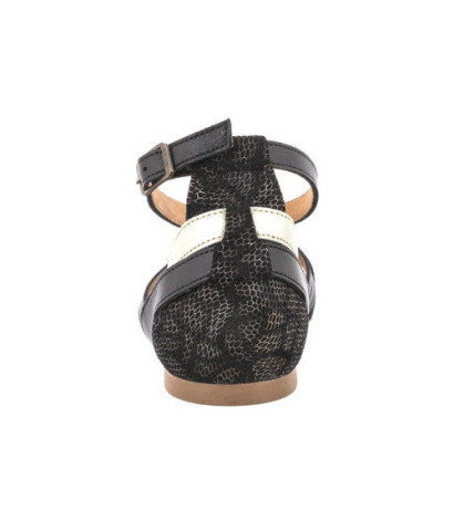 Maciejka Czarne/Złote 01924-46/00-5 (MA600-e) sandals