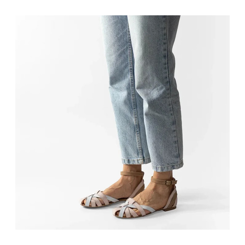 Maciejka Różowe/Niebiskie 01924-15/00-8 (MA600-f) sandals