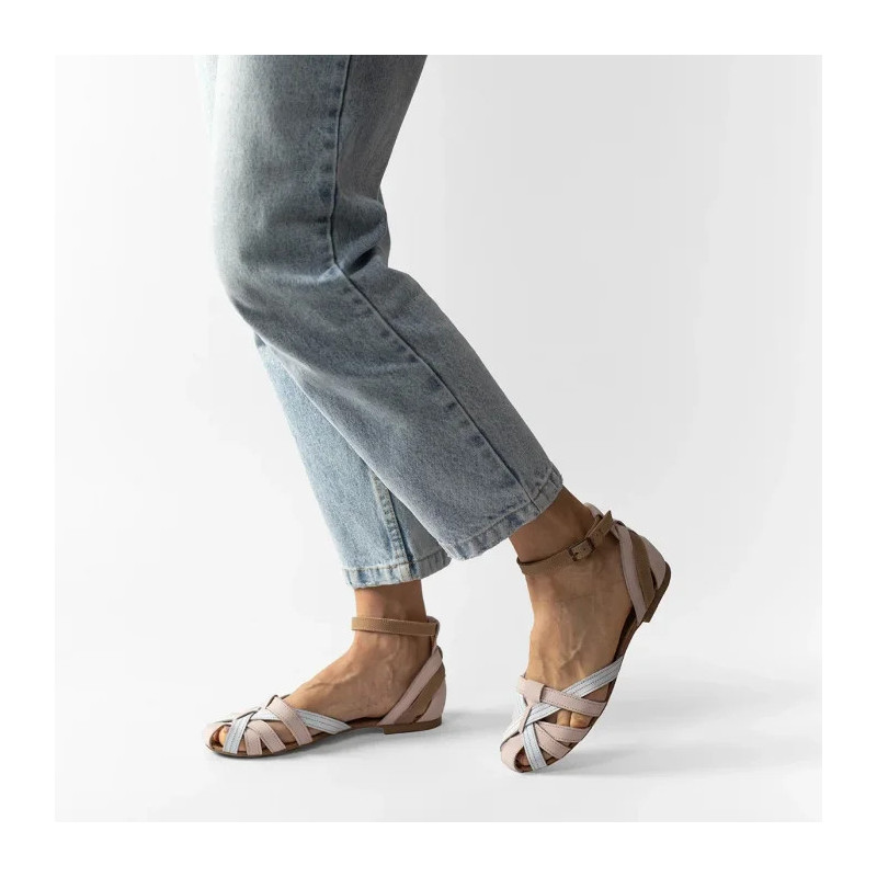 Maciejka Różowe/Niebiskie 01924-15/00-8 (MA600-f) sandals