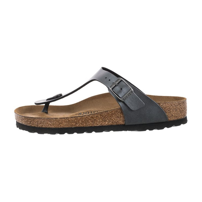 Birkenstock Gizeh BS Metallic Black 1021428 (BK114-b) kingad