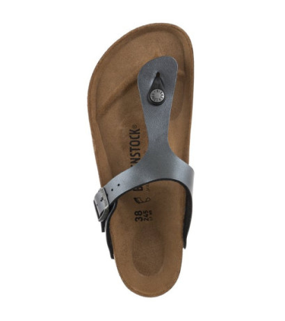 Birkenstock Gizeh BS Metallic Black 1021428 (BK114-b) šlepetės