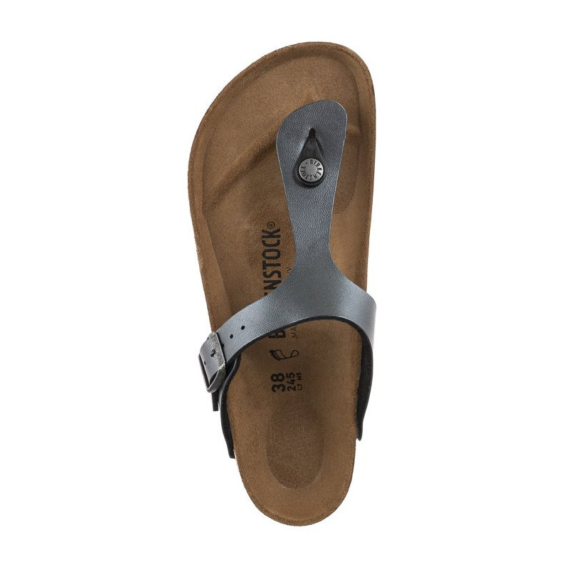 Birkenstock Gizeh BS Metallic Black 1021428 (BK114-b) kingad
