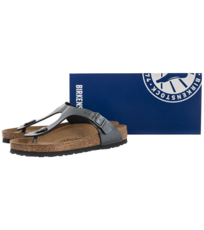 Birkenstock Gizeh BS Metallic Black 1021428 (BK114-b) šlepetės